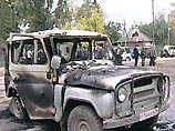 В Грозном подорван автомобиль с чеченскими милиционерами В Грозном подорван автомобиль с чеченскими милиционерами