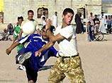 В Неджефе иракцы обыграли морских пехотинцев в футбол со счетом 7:0