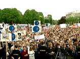 В Риге 10 тысяч человек выступили в защиту русского образования в Латвии