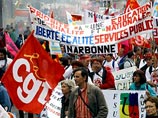 Парижане вышли на улицу с протестом против реформы пенсионной системы