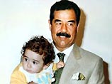 Саддам Хусейн с внуком Мустафой