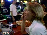 В штате Нью-Йорк вступает 24 июля в силу закон о запрете на курение во всех барах и ресторанах