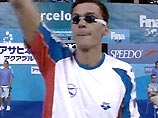 На чемпионате мира по водным видам спорта в Барселоне российский пловец Александр Попов стал чемпионом мира по плаванию на дистанции 100 метров вольным стилем