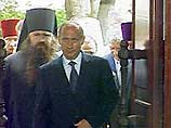 Президент России Владимир Путин посетил храм преподобного Серафима Саровского