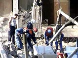 Сейчас поисково-спасательные работы идут на уровне третьего этажа разрушенного в результате теракта здания госпиталя
