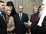 Путин и Шредер прибыли в Троице-Сергиеву лавру