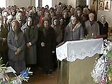 В единственной уцелевшей православной церкви Грозного - полуразрушенном храме архистратига Небесных Сил Михаила - прошла Божественная литургия