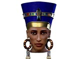 Изображение сделано специалистами, обнаружившими ее гробницу. Лицо Нефертити воспроизведено по мумии, находившейся в саркофаге