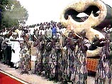 Церемония вступления в должность президента Ганы Джона Куфуора собрала в столице страны Аккре всю политическую элиту западной Африки