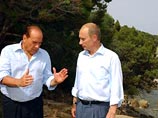 Встреча Путина и Берлускони продолжалась три часа