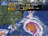 Ураган "Изабель" приближается к восточному побережью США