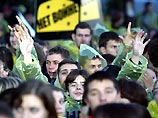 На Лубянке прошел митинг против войны в Чечне