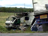 Столкновение микроавтобуса и грузового автомобиля произошло сегодня в 11:40 по московскому времени на территории Ломоносовского района Ленинградской области