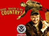 "Где моя страна, чувак?". С таким названием в США выходит книга, посвященная политике Джорджа Буша "Где моя страна, чувак?". С таким названием в США выходит книга, посвященная политике Джорджа Буша