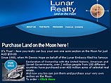 Типичный клиент компании Lunar Realty мистер Джексон, купивший один акр, говорит, что будет "невероятно счастлив", если ему доведется пожить на Луне. Все предприятие он не считает авантюрой