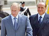 С просмотра футбольного матча началась шестая за последний год встреча Путина и Берлускони