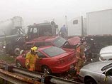 На шоссе в Швейцарии столкнулось 60 автомашин - 1 человек погиб, 90 ранены