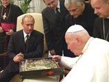 Папа пожелал, чтобы на встрече находилась икона Казанской Божией матери, которую он показал президенту Путину