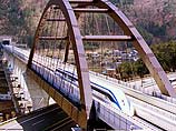 Японский поезд на магнитной подушке установил рекорд скорости - 560 км в час
