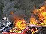 В Подмосковье в воскресенье неизвестные сожгли машину председателя участковой избирательной комиссии в городе Кашира