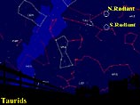 В течение всей воскресной ночи, при условии хорошей погоды, в Москве можно будет наблюдать интересное астрономическое явление - метеоритный поток Таурид