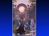 Картина "Пробуждение" была написана художником в 1998 году. На ней изображена аллегорическая фигура Весны, пробуждающей Землю от зимней спячки, окруженная семью голубками и 180 бабочками
