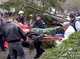 В центре сербского города разбился вертолет с Дедом Морозом на борту В центре сербского города разбился вертолет с Дедом Морозом на борту