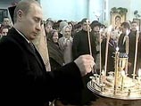В главные православные праздники - на Рождество и Пасху - президент, как правило, посещает храм -  нередко за пределами Москвы