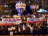 В воскресенье ночью в Тель-Авиве прошли многочисленные демонстрации протеста против плана Шарона, а в понедельник в адрес премьер-министра поступила угроза расправы