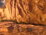 Специалисты получили стереоскопические фотографии так называемого марсианского "Большого каньона". Это первые цветные трехмерные фотографии поверхности Красной планеты, сделанные с больным разрешением (12 метров на пиксель)