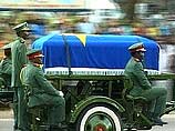 Гроб с телом убитого президента Демократической Республики Конго (ДРК) Лорана-Дезире Кабилы доставлен сегодня в столицу страны Киншасу
