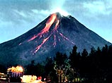 Началось извержение вулкана Мерапи на острове Ява