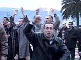 В Тбилиси уличные торговцы проводят акцию протеста