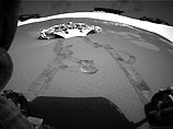 В ночь с четверга на пятницу марсоход Opportunity проехал первые 3,3 метра по поверхности Марса