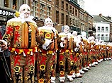 На знаменитом бельгийском карнавале состоится битва апельсинами