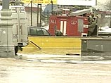 На месте прорыва водопровода в Москве образовались крупные провалы На месте прорыва водопровода в Москве образовались крупные провалы