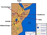 Как сообщают ученые, задолго до прямоходящих австралопитеков (одну из них окрестили Люси, ее останкам - более 3 млн лет) и других дальних родственников на территории нынешней Эфиопии жил примитивный человекообразный вид Как сообщают ученые, задолго до прямоходящих австралопитеков (одну из них окрестили Люси, ее останкам - более 3 млн лет) и других дальних родственников на территории нынешней Эфиопии жил примитивный человекообразный вид