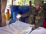В Колумбии конфисковано около 2,5 тонны кокаина