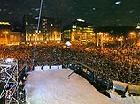 Для сноубордистов в Таллин завезли 400 тонн искусственного снега