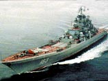 Флагман Северного флота тяжелый атомный ракетный крейсер "Петр Великий" поставлен на стоянку, так как находится в аварийном состоянии
