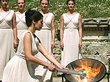 В Древней Олимпии зажжен огонь Афинской Олимпиады