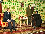 Началась историческая встреча Тони Блэра и Муамара Каддафи