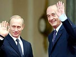 Путин показал Шираку центр испытаний и управления космическими аппаратами