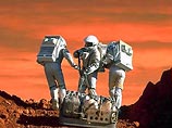 Частная российская компания представила в пятницу эскизный проект полета и высадки на Марс в 2009 году экспедиции из шести космонавтов