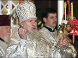 Патриарх Алексий II возглавил праздничное Пасхальное богослужение в храме Христа Спасителя