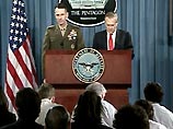 Министр обороны США Дональд Рамсфельд заявил, что если бы год назад его попросили дать прогноз ситуации в Ираке на 15 апреля 2004 года, то его прогноз "не оказался бы абсолютно точным"