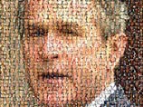 Изображение Буша, составленное из убитых в Ираке солдат, вызвало скандал в США Изображение Буша, составленное из убитых в Ираке солдат, вызвало скандал в США