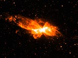 Телескоп Hubble сфотографировал предсмертную агонию сверхгорячей звезды Телескоп Hubble сфотографировал предсмертную агонию сверхгорячей звезды