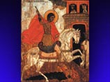 Православные верующие отмечают праздник в честь святого Георгия Победоносца