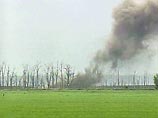 Пожарные танки Минобороны Украины приступили к тушению очагов возгорания на горящих складах в Мелитопольском районе Запорожской области Украины